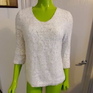 Chico's brand ladies sweater Sz1 = CLOSET CLOSING